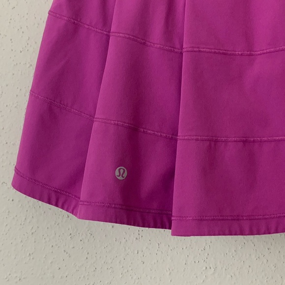Lululemon 2022 Pace Rival Mid-Rise Skirt *Long Vivid Plum Size 6 - Picture 9 of 16